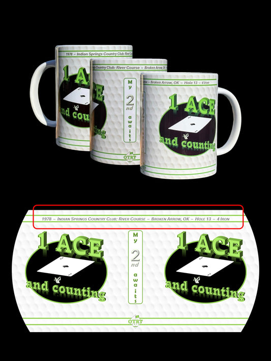 Personalized ONE ACE Hole-In-One Mug