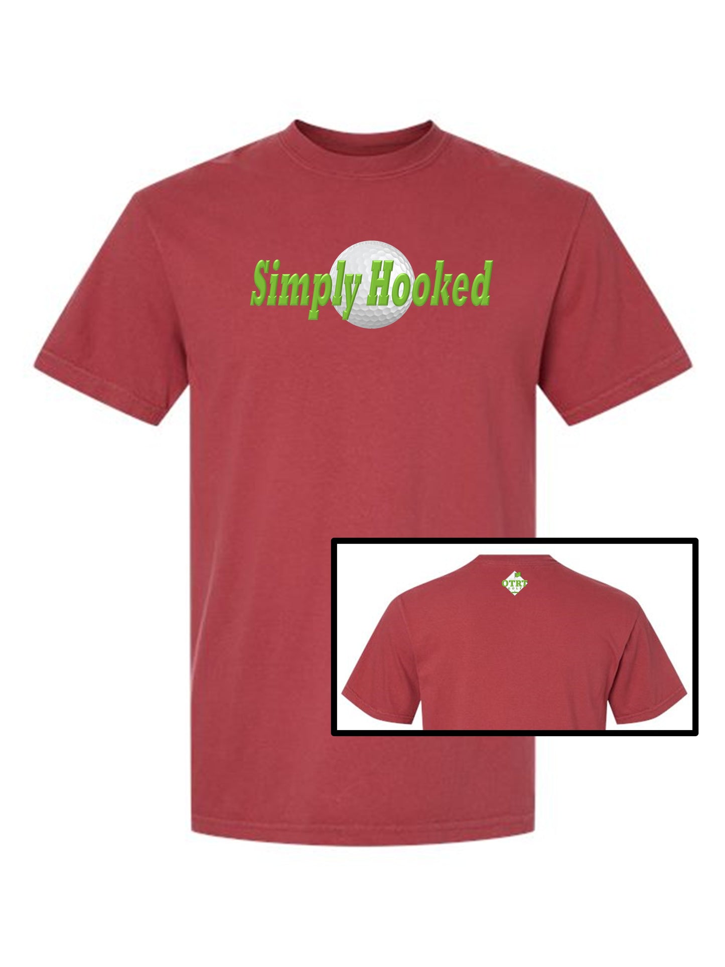 03b - Golf T - Simply Hooked - Comfort Colors 100% cotton, 9 Colors
