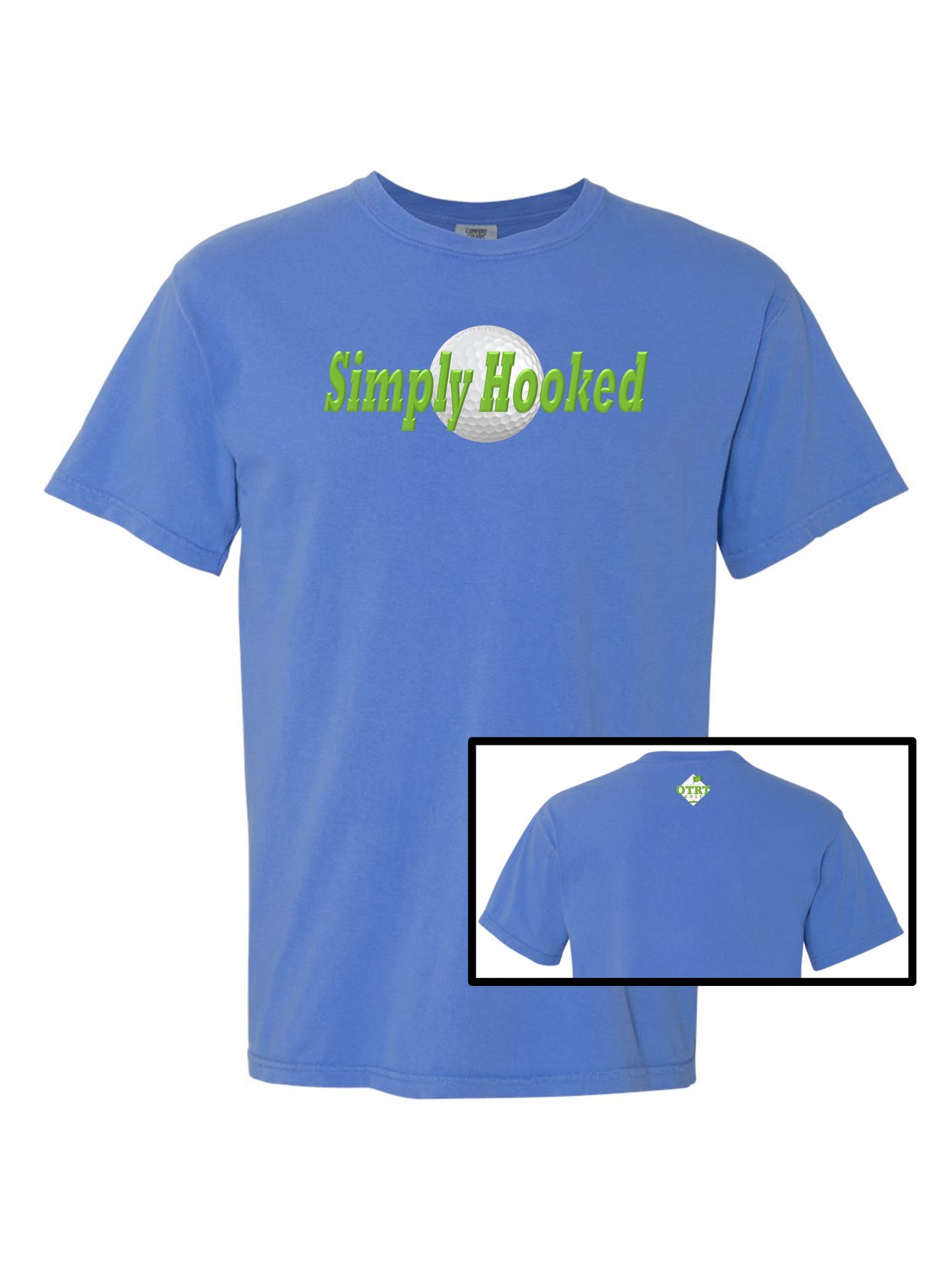 03b - Golf T - Simply Hooked - Comfort Colors 100% cotton, 9 Colors