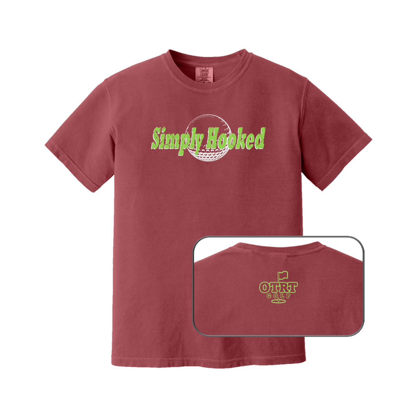 Simply Hooked | Premium Cotton Golf T-shirt