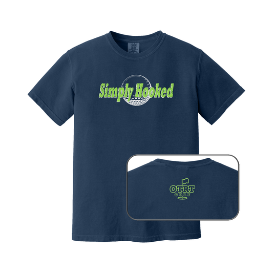 Simply Hooked | Premium Cotton Golf T-shirt