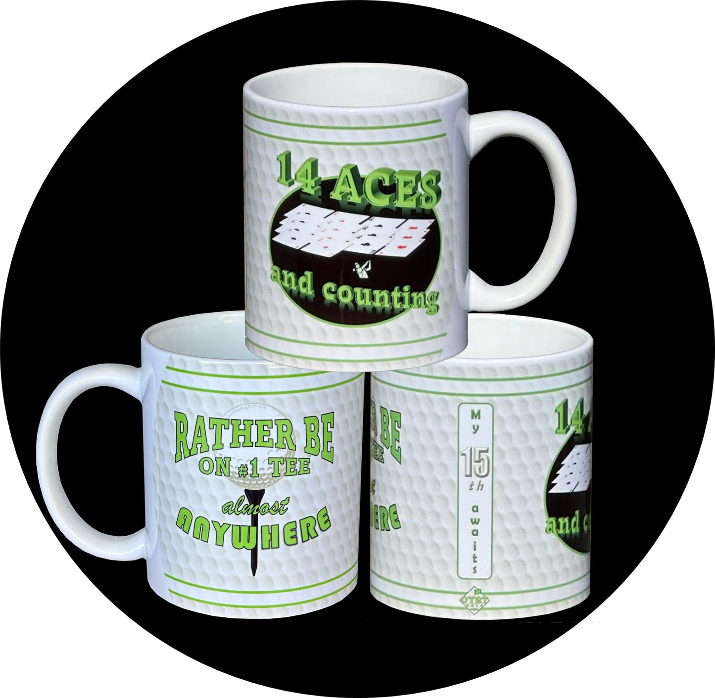 ACES™ Hole(s)-In-One Mug - 12oz & 15oz for any current hole-in-one tally.