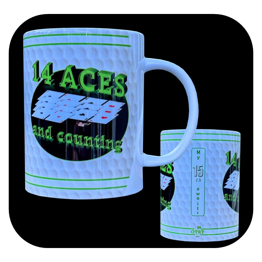 11c - ACES™ Hole(s)-In-One Mug - 12oz & 15oz for any current hole-in-one tally.