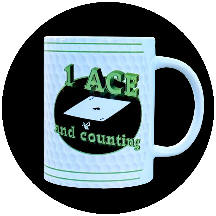 11c - ACES™ Hole(s)-In-One Mug - 12oz & 15oz for any current hole-in-one tally.