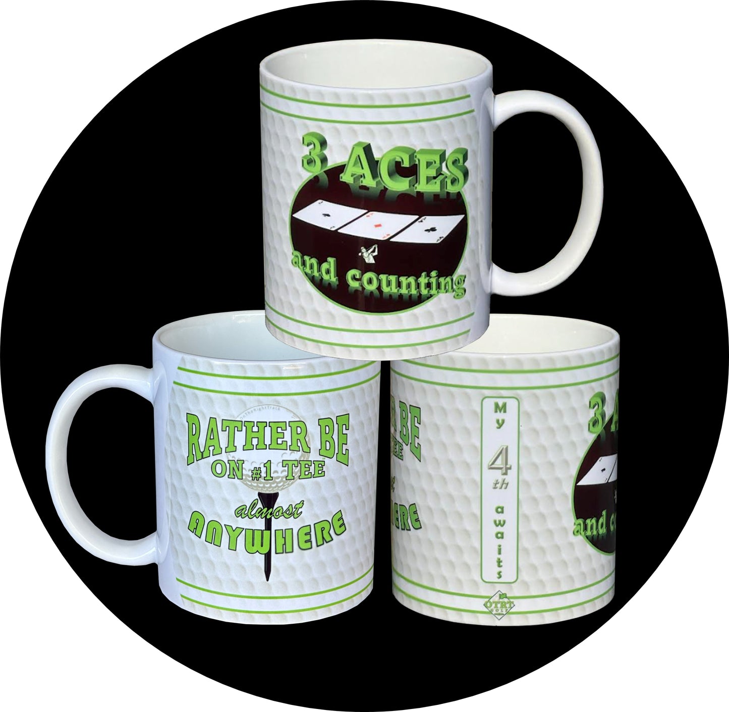 ACES™ Hole(s)-In-One Mug - 12oz & 15oz for any current hole-in-one tally.