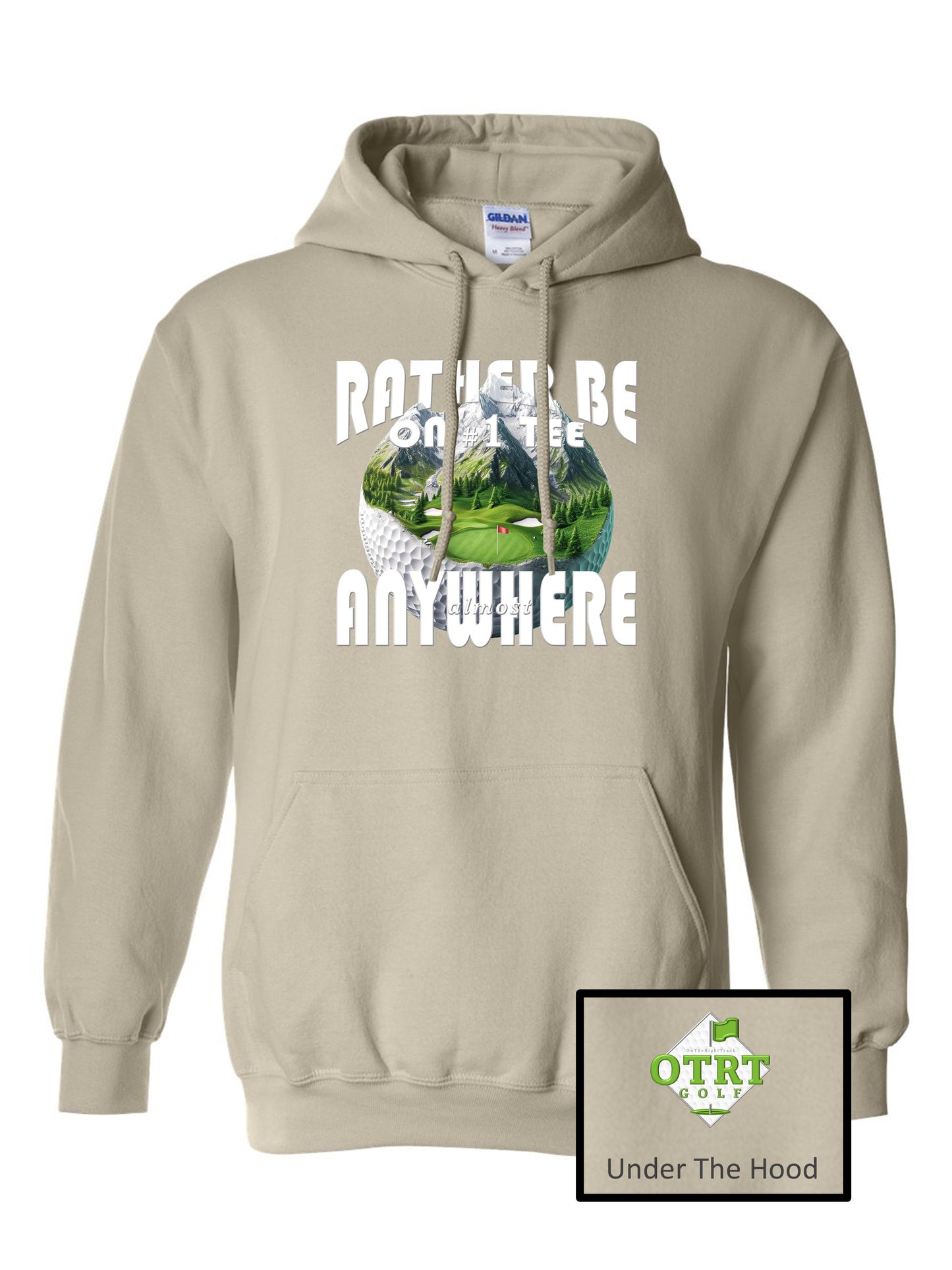 Golf Hoodie 3  ...almost ANYWHERE  Unisex  6 colors