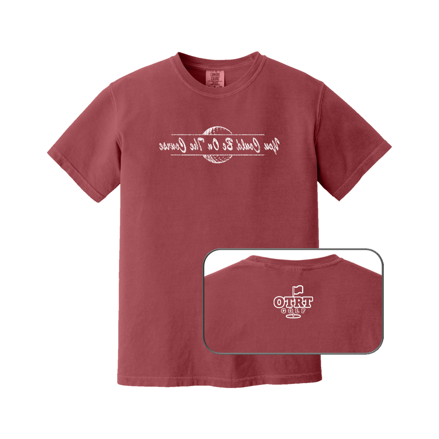Personal Reminder - Mirror Imaged | Golf T-shirt | Premium Cotton