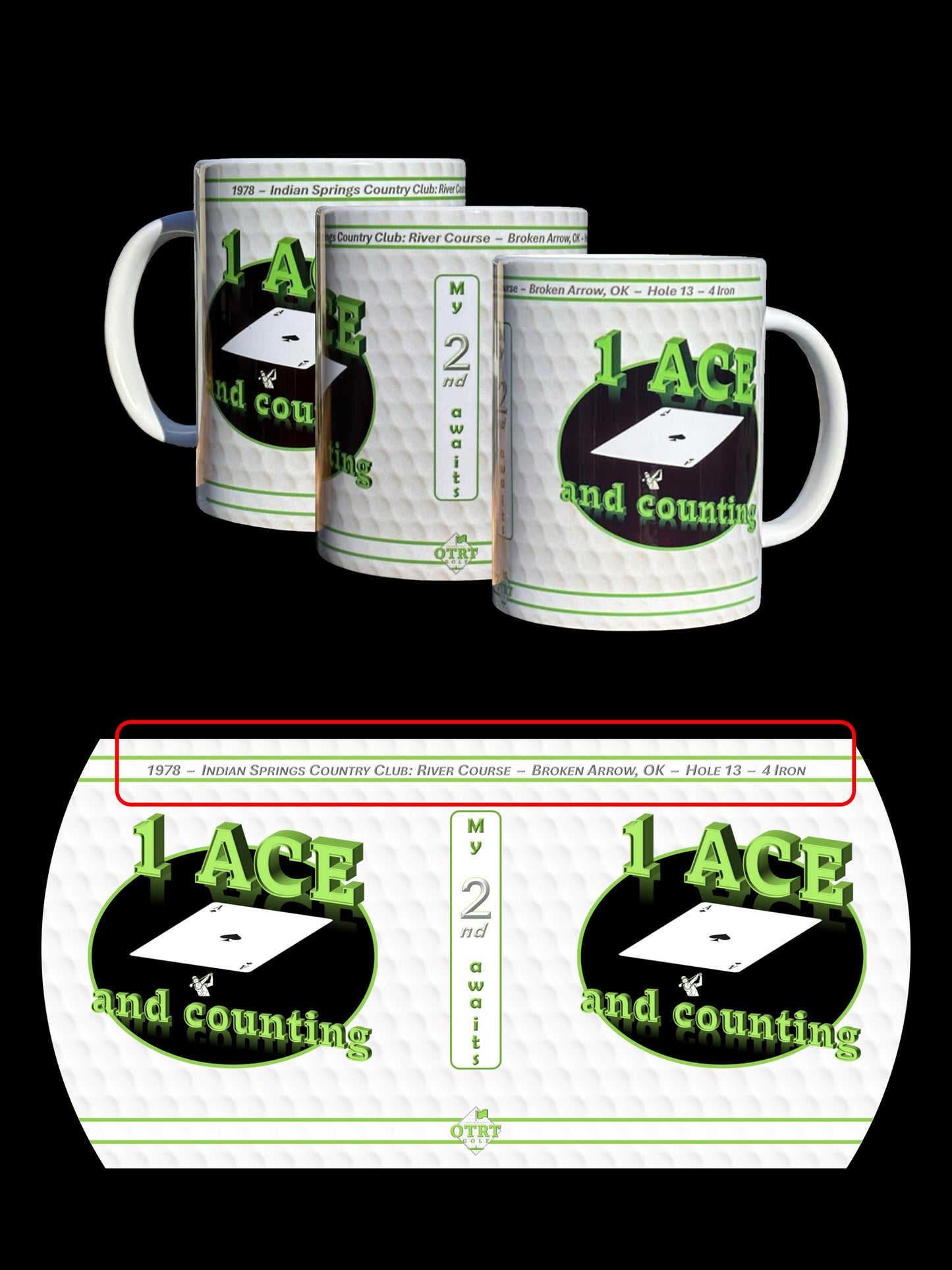 Personalized ONE ACE Hole-In-One Mug