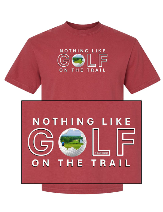Custom Golf T | Custom Photo Template 1 - Comfort Colors 100% Cotton