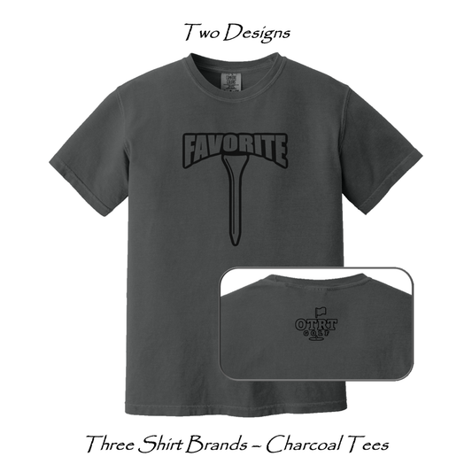 Favorite Tee - Stealth Edition | Premium Cotton - 60/40 Blend - Basic Cotton Options