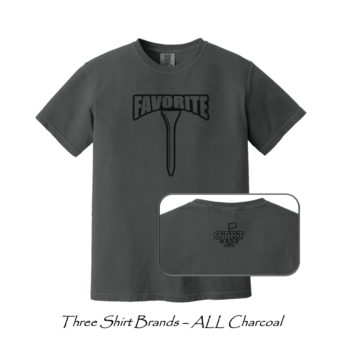 Favorite Tee - Stealth Edition | Premium Cotton - 60/40 Blend - Basic Cotton Options