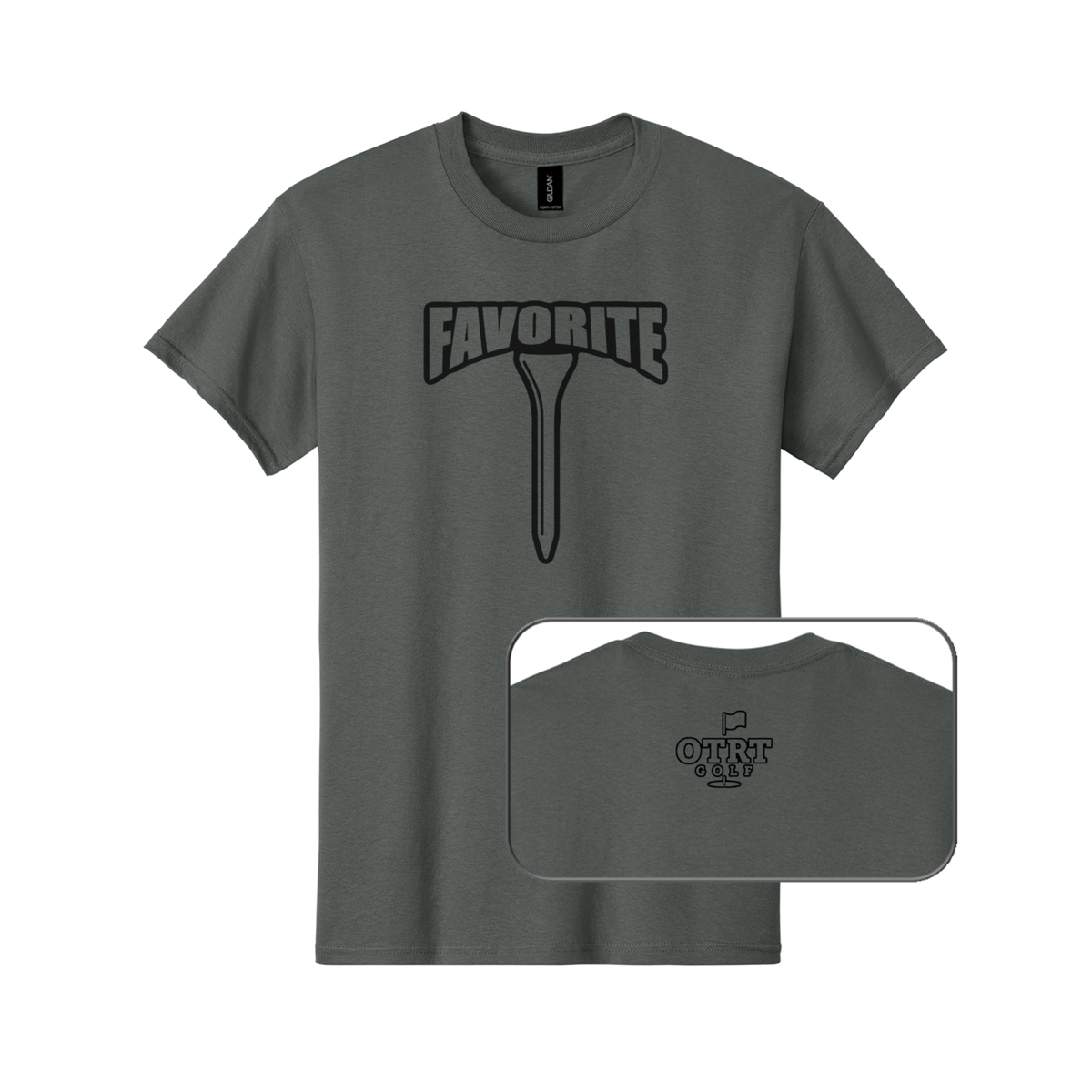Favorite Tee - Stealth Edition | Premium Cotton - 60/40 Blend - Basic Cotton Options