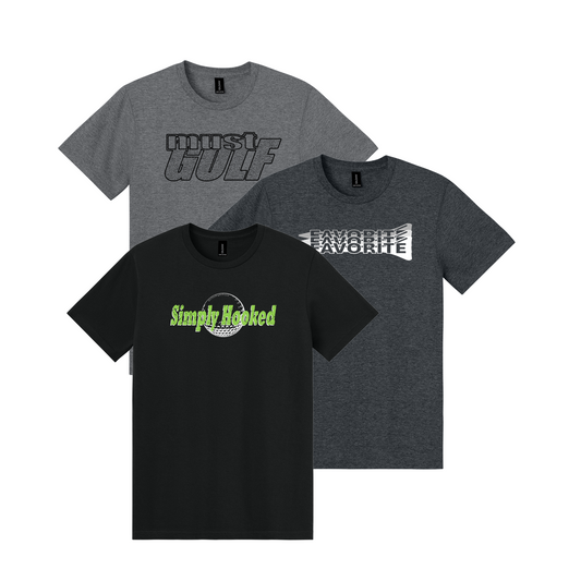 Golf T | Budget Tees | G3000 Basic Light Cotton & 50/50 cotton-poly,  3 colors