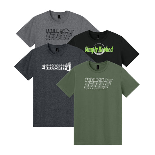 Golf T | Budget Tees | Basic Light Cotton & 50/50 cotton-poly,  4 colors
