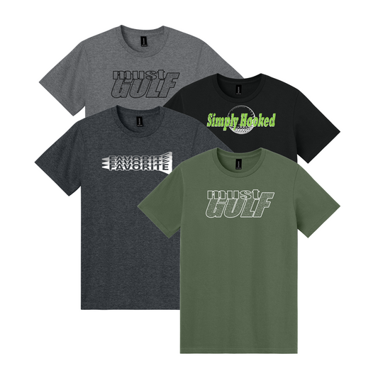 Golf T | Budget Tees | Basic Light Cotton & 50/50 cotton-poly,  4 colors