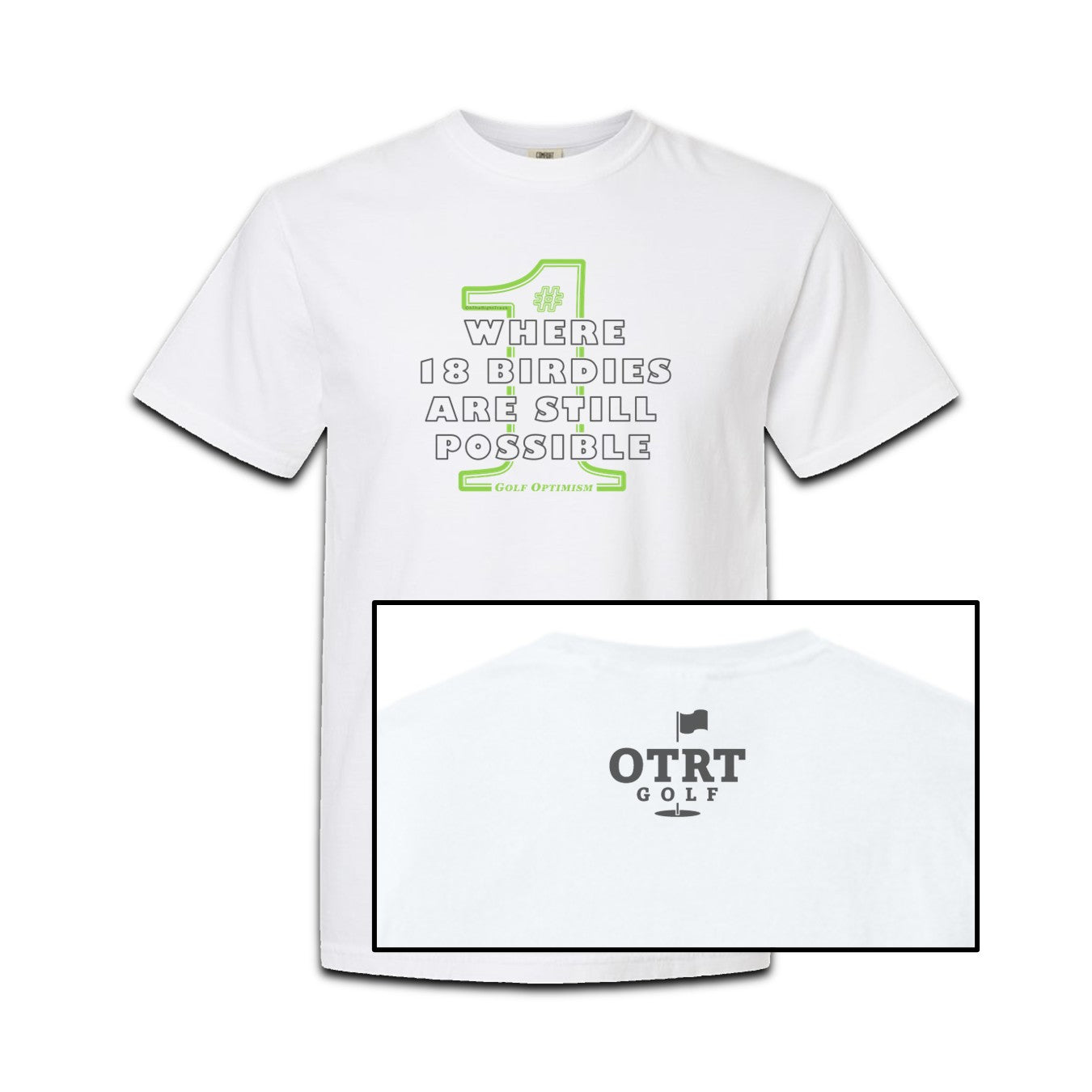 Golf T | Golf Optimism - Comfort Colors 100% Cotton - 8 Colors