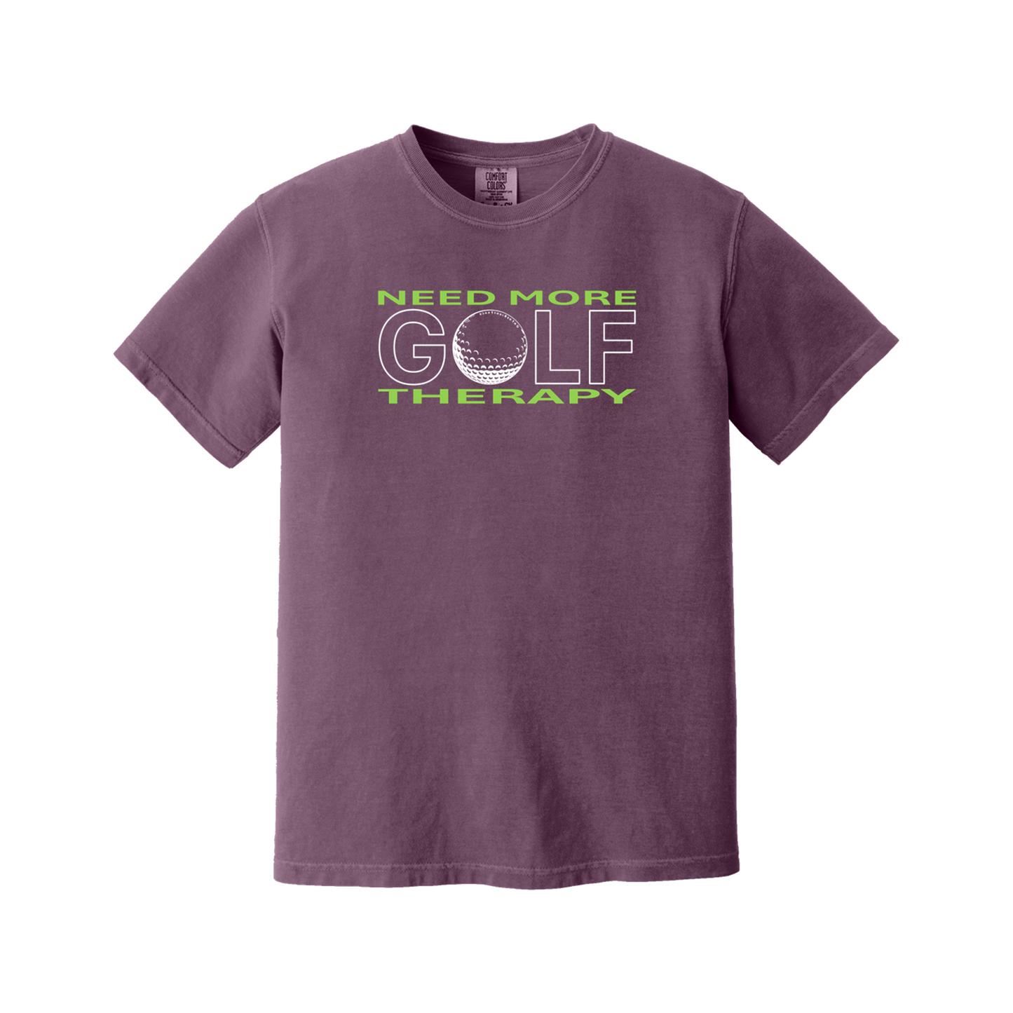 Golf T | GOLF Therapy - Standard or Mirror Imaged | Comfort Colors 100% cotton,  5 Colors