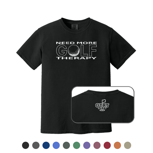 Golf Therapy  |  Graphic Golf T-Shirt  |  Premium Cotton