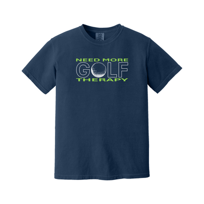 Golf T | GOLF Therapy - Standard or Mirror Imaged | Comfort Colors 100% cotton,  5 Colors