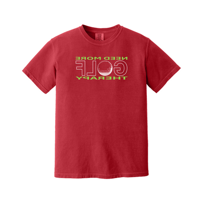 Golf T | GOLF Therapy - Standard or Mirror Imaged | Comfort Colors 100% cotton,  5 Colors