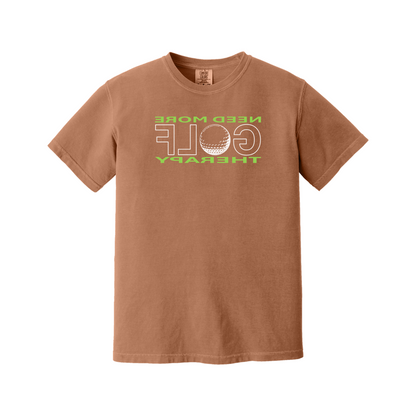 Golf T | GOLF Therapy - Standard or Mirror Imaged | Comfort Colors 100% cotton,  5 Colors
