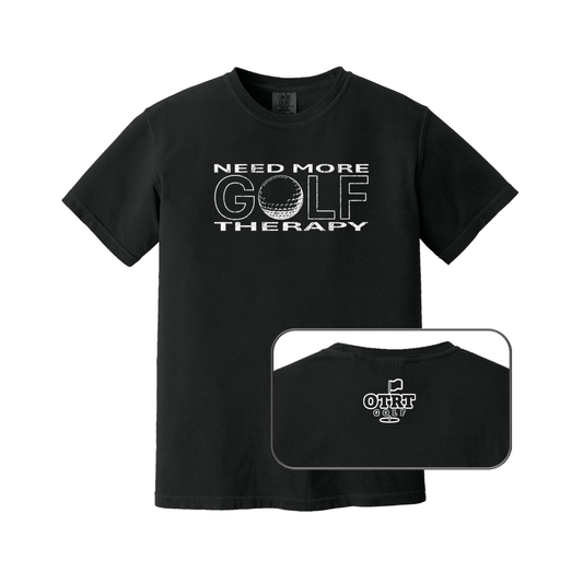 Golf Therapy  |  Graphic Golf T-Shirt  |  Premium Cotton