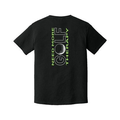 Golf T | GOLF Therapy - Vertical Back | Comfort Colors 100% cotton,  5 Colors