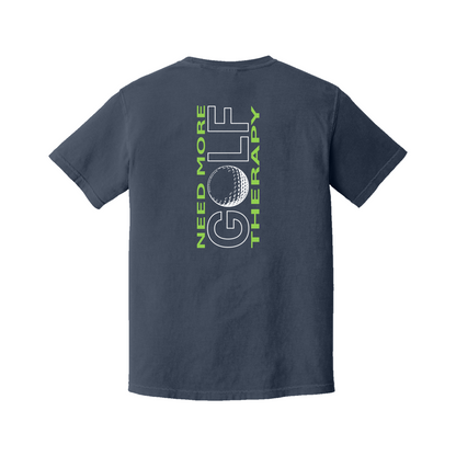 Golf T | GOLF Therapy - Vertical Back | Comfort Colors 100% cotton,  5 Colors