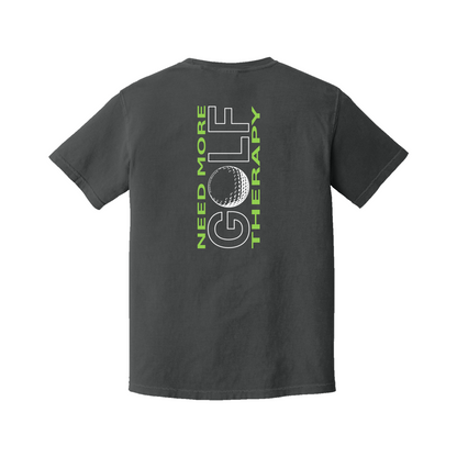Golf T | GOLF Therapy - Vertical Back | Comfort Colors 100% cotton,  5 Colors