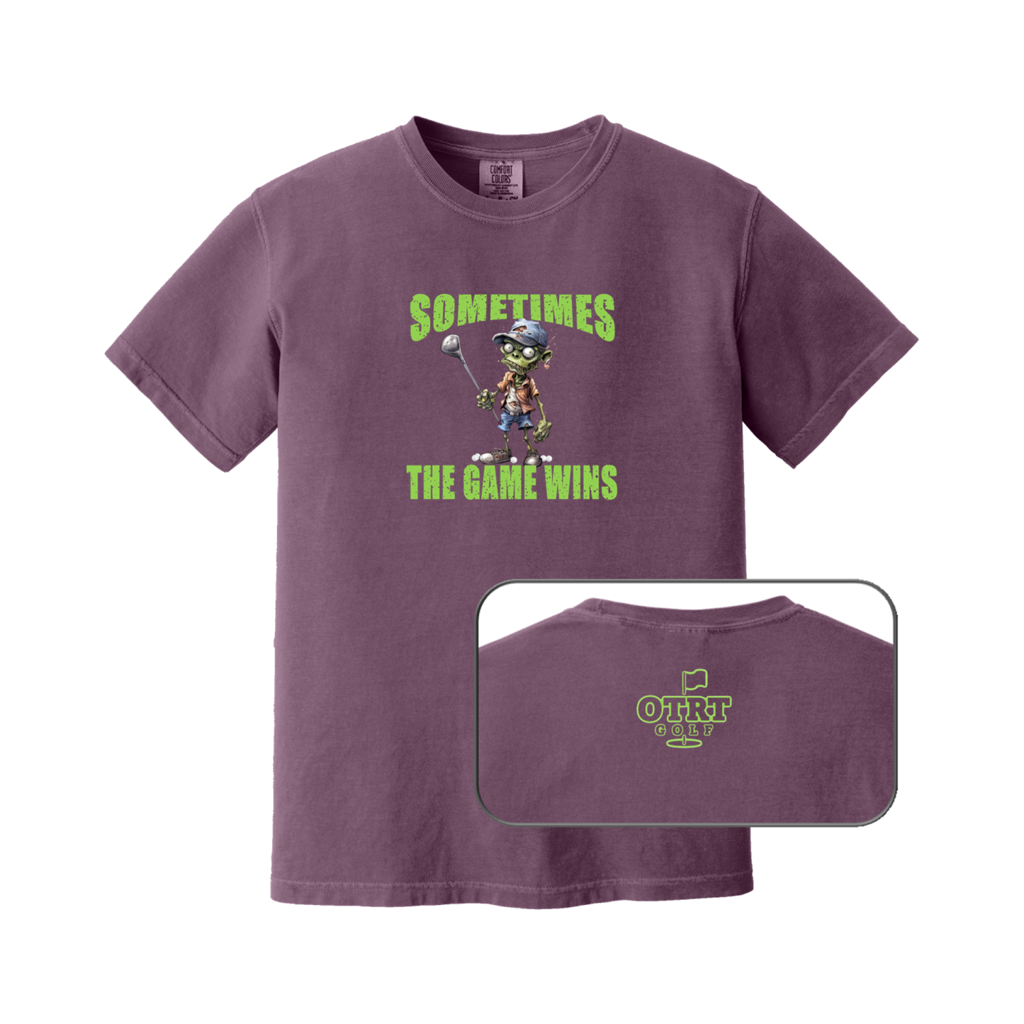 Sometimes The Game Wins | Golf T-shirt | Premium Cotton - 8 Colors