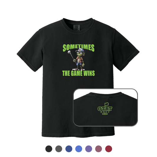 Sometimes The Game Wins | Golf T-shirt | Premium Cotton - 8 Colors