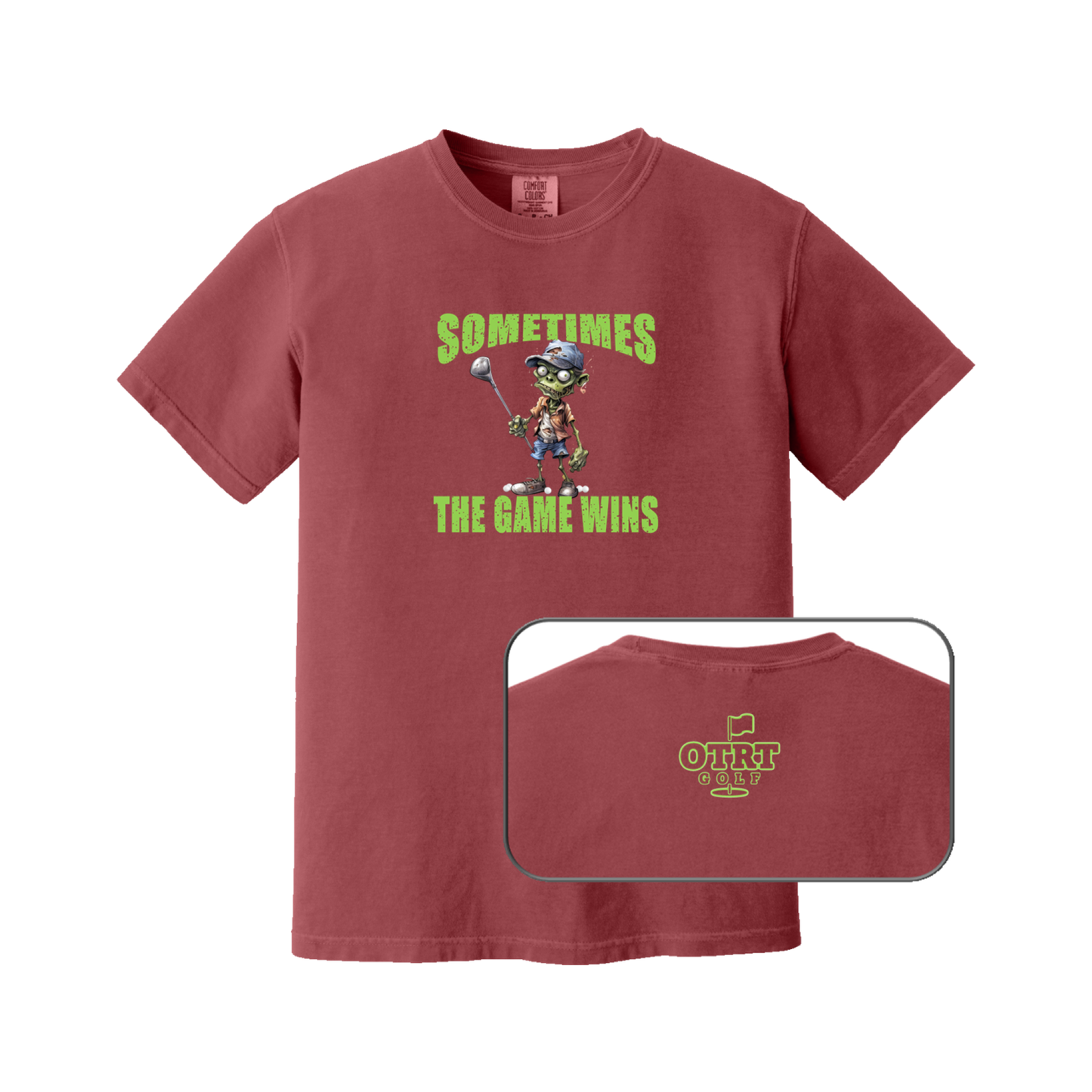 Sometimes The Game Wins | Golf T-shirt | Premium Cotton - 8 Colors