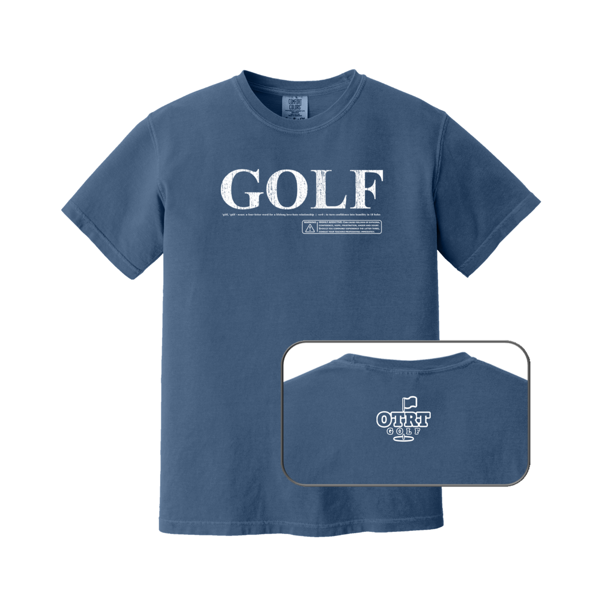 GOLF WARNING | Golf T-Shirt - Premium Cotton