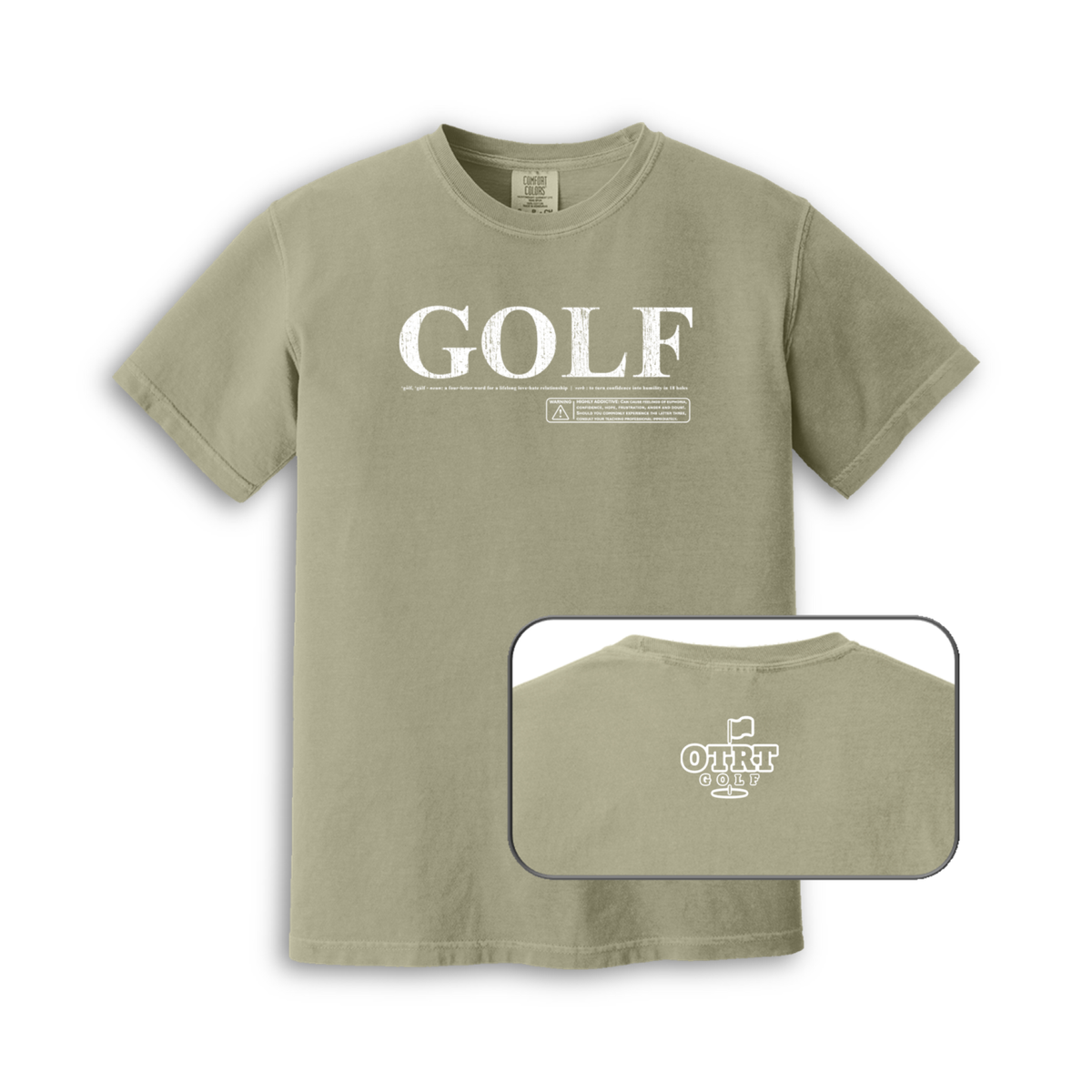 GOLF WARNING | Golf T-Shirt - Premium Cotton