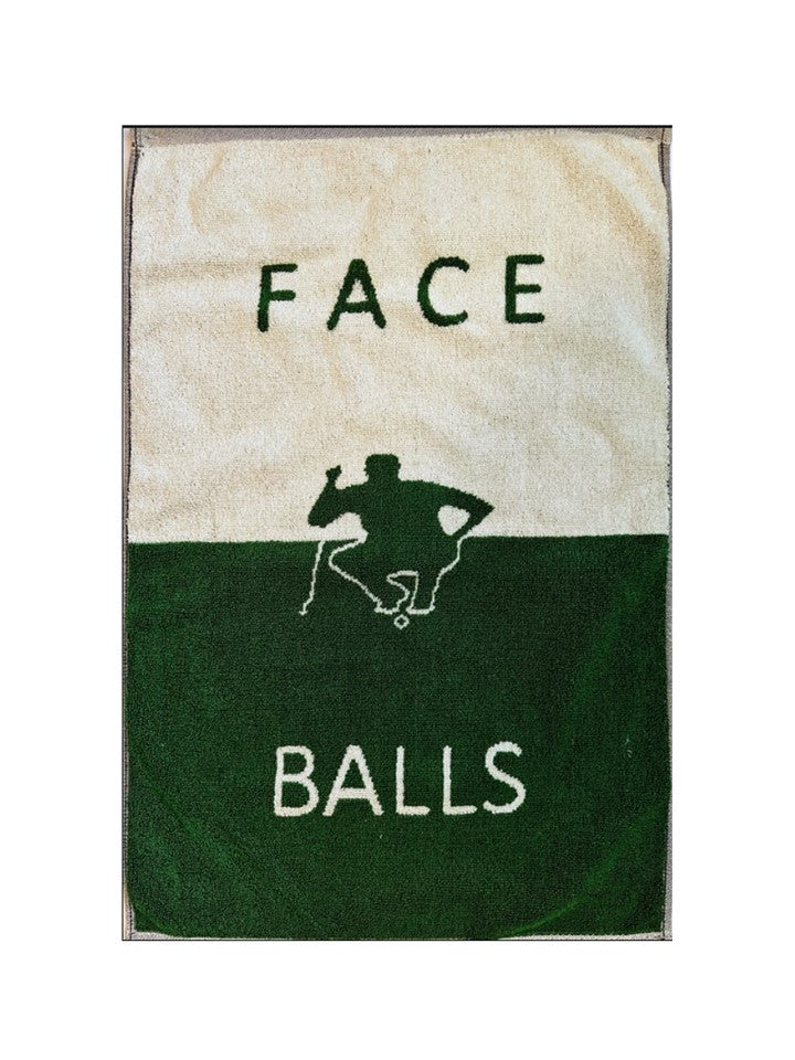 FACE/BALLS™ Golf Towel 16 x 24, 4 color options.  Made in USA.