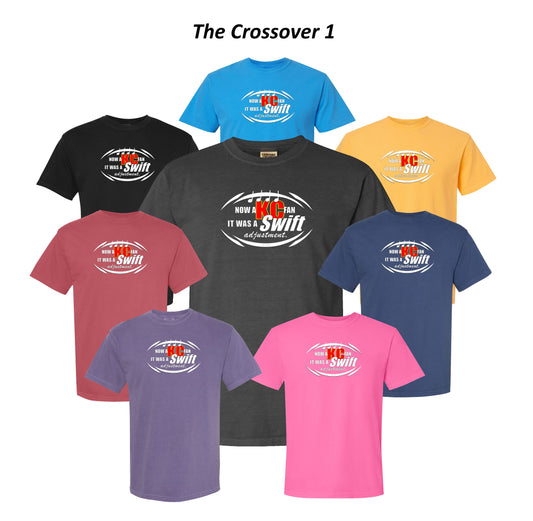 00a Swift Adjustment | Crossover 1 Football- Comfort Colors 100% Cotton 8 colors