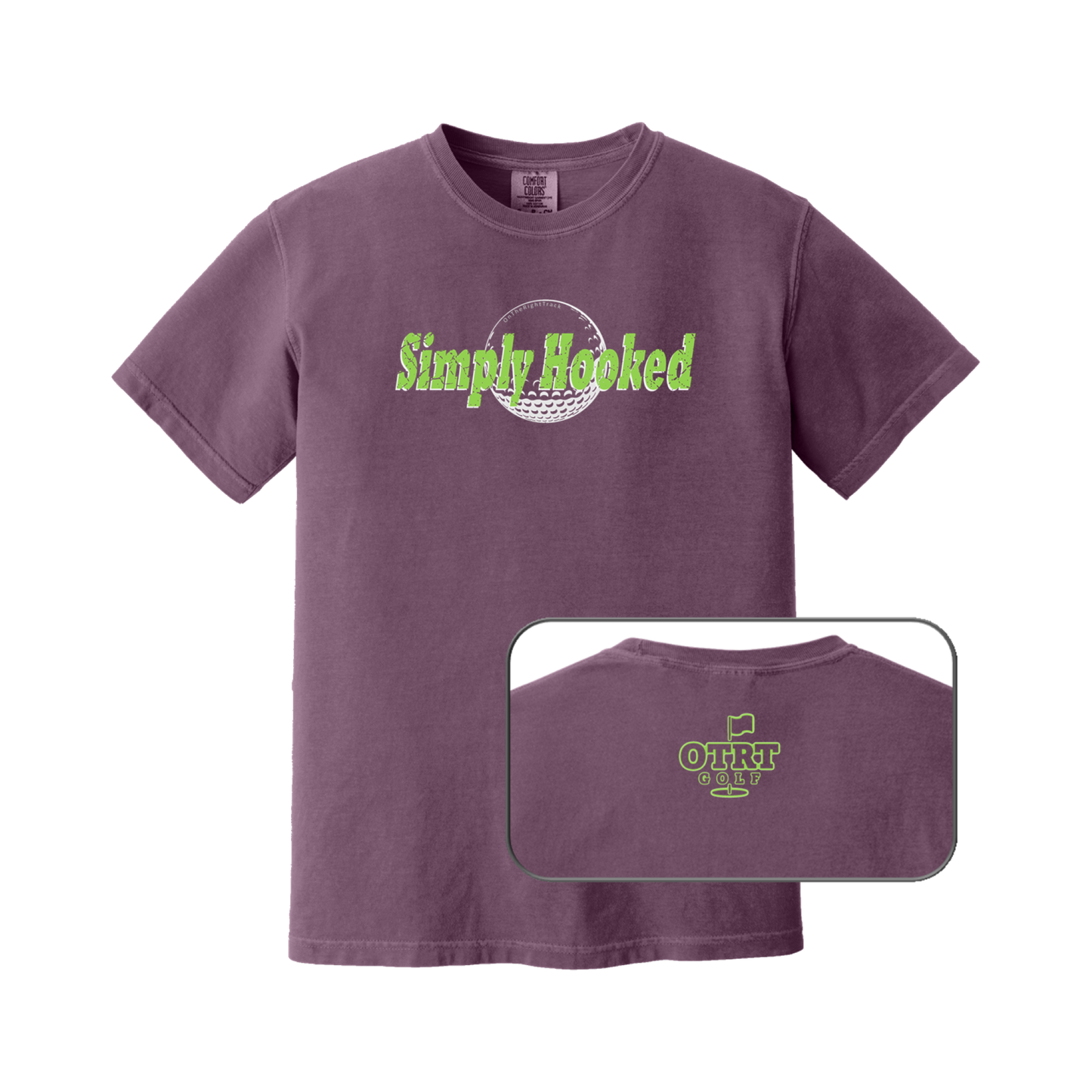 Simply Hooked | Premium Cotton Golf T-shirt
