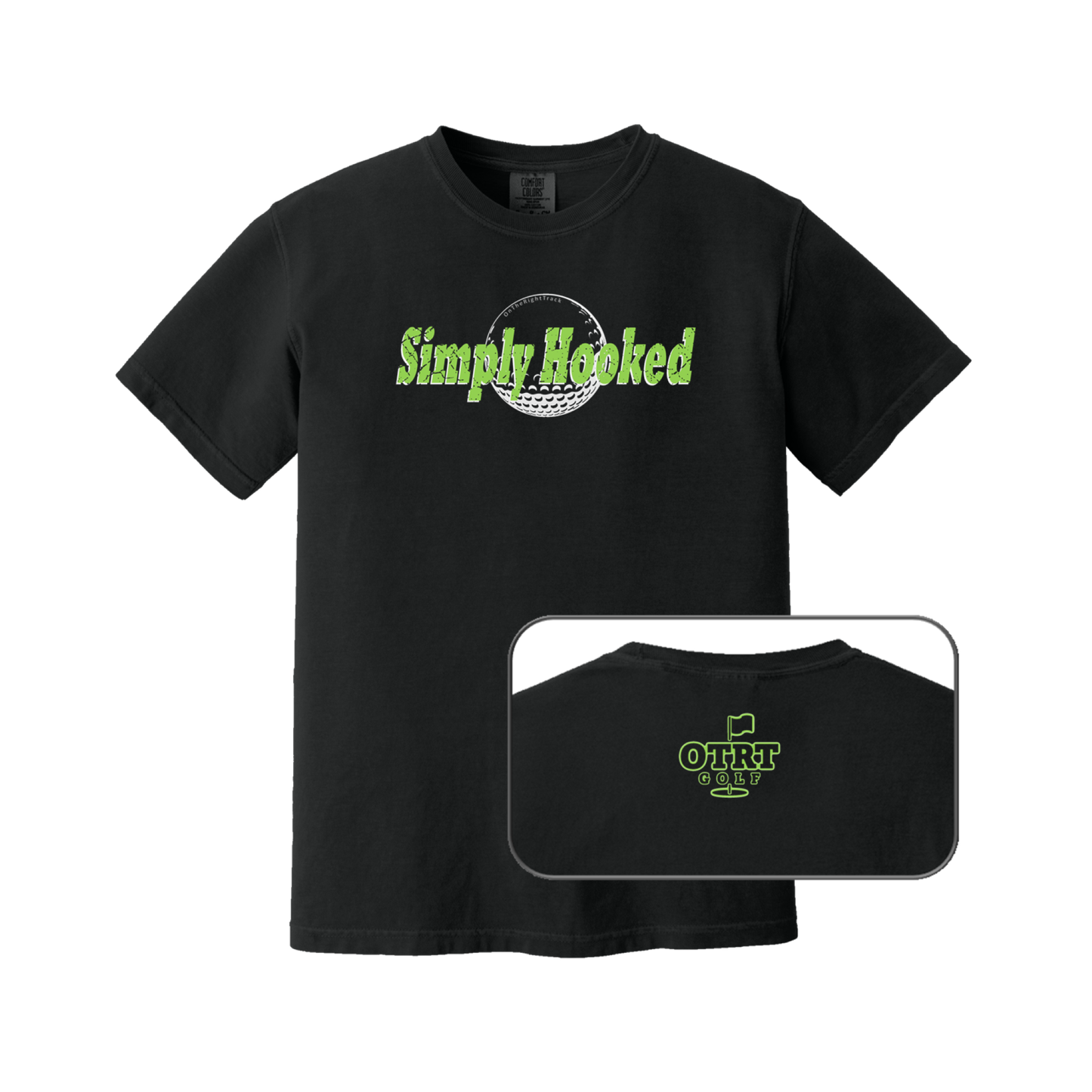 Simply Hooked | Premium Cotton Golf T-shirt