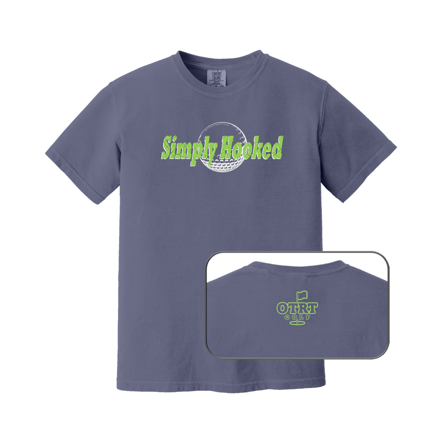Simply Hooked | Premium Cotton Golf T-shirt