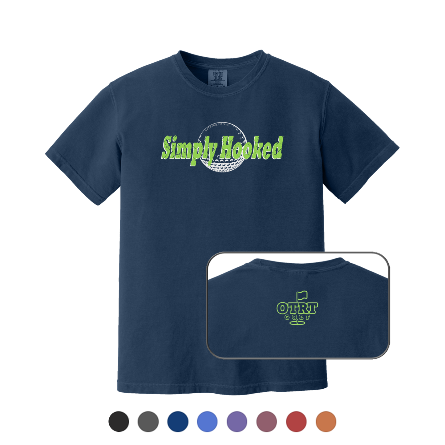 Simply Hooked | Premium Cotton Golf T-shirt