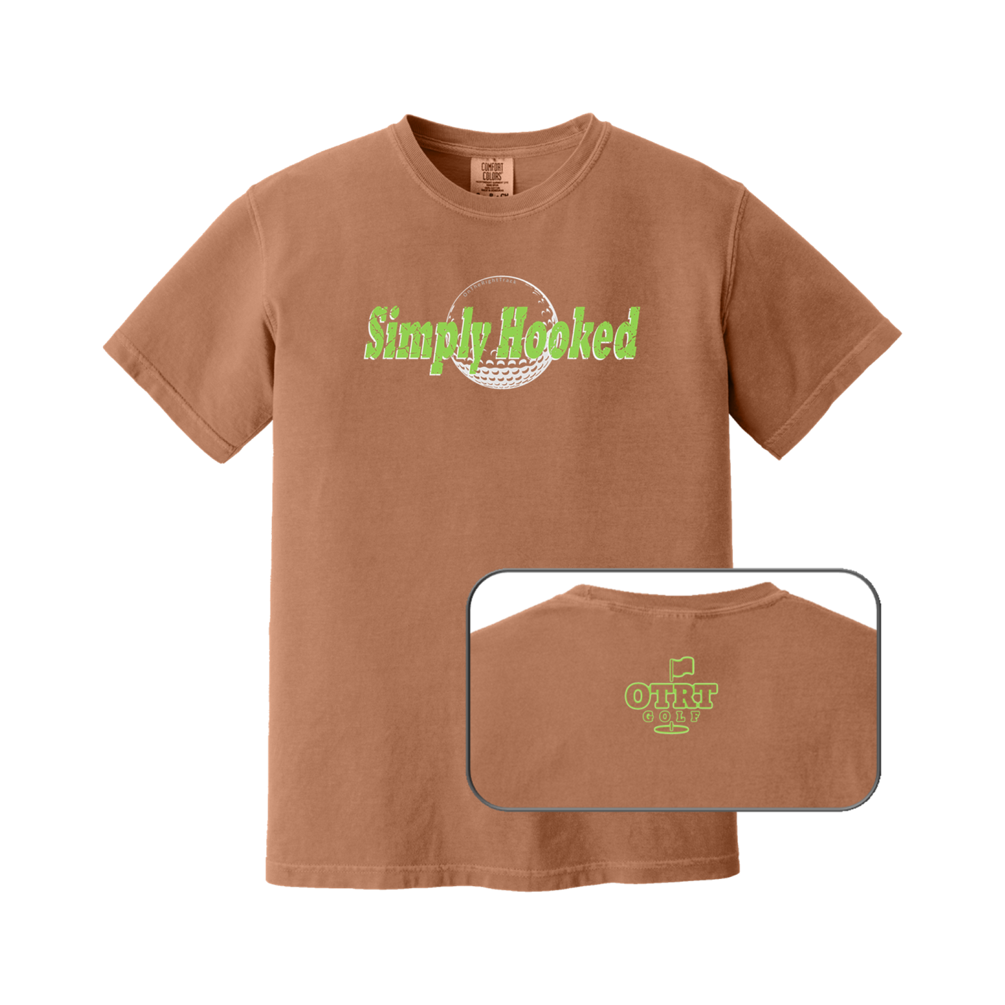 Simply Hooked | Premium Cotton Golf T-shirt