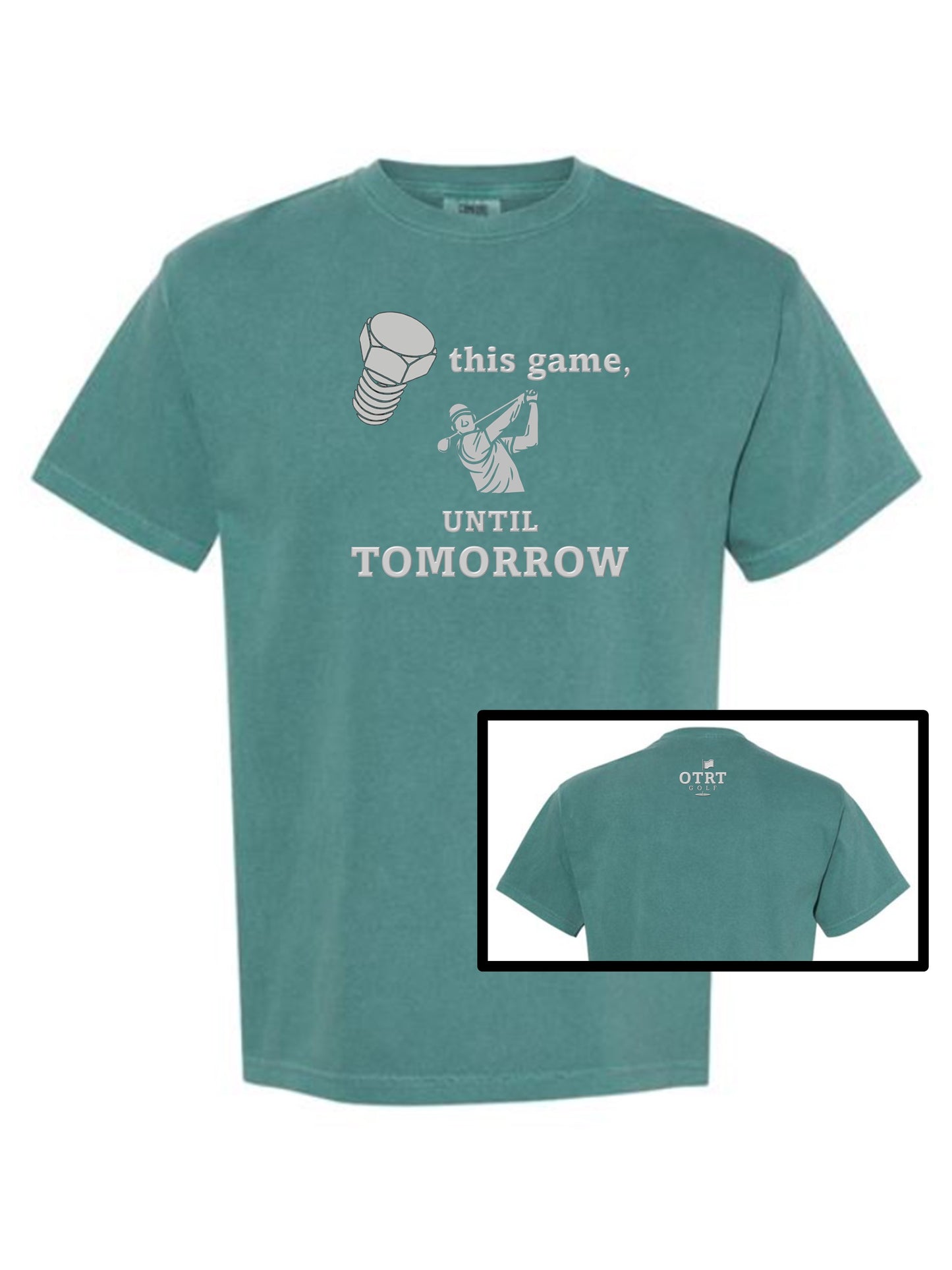 Golf T - A3b, Screw This Game, Until Tomorrow.  Fringe 1 - 100% cotton,  6 Colors