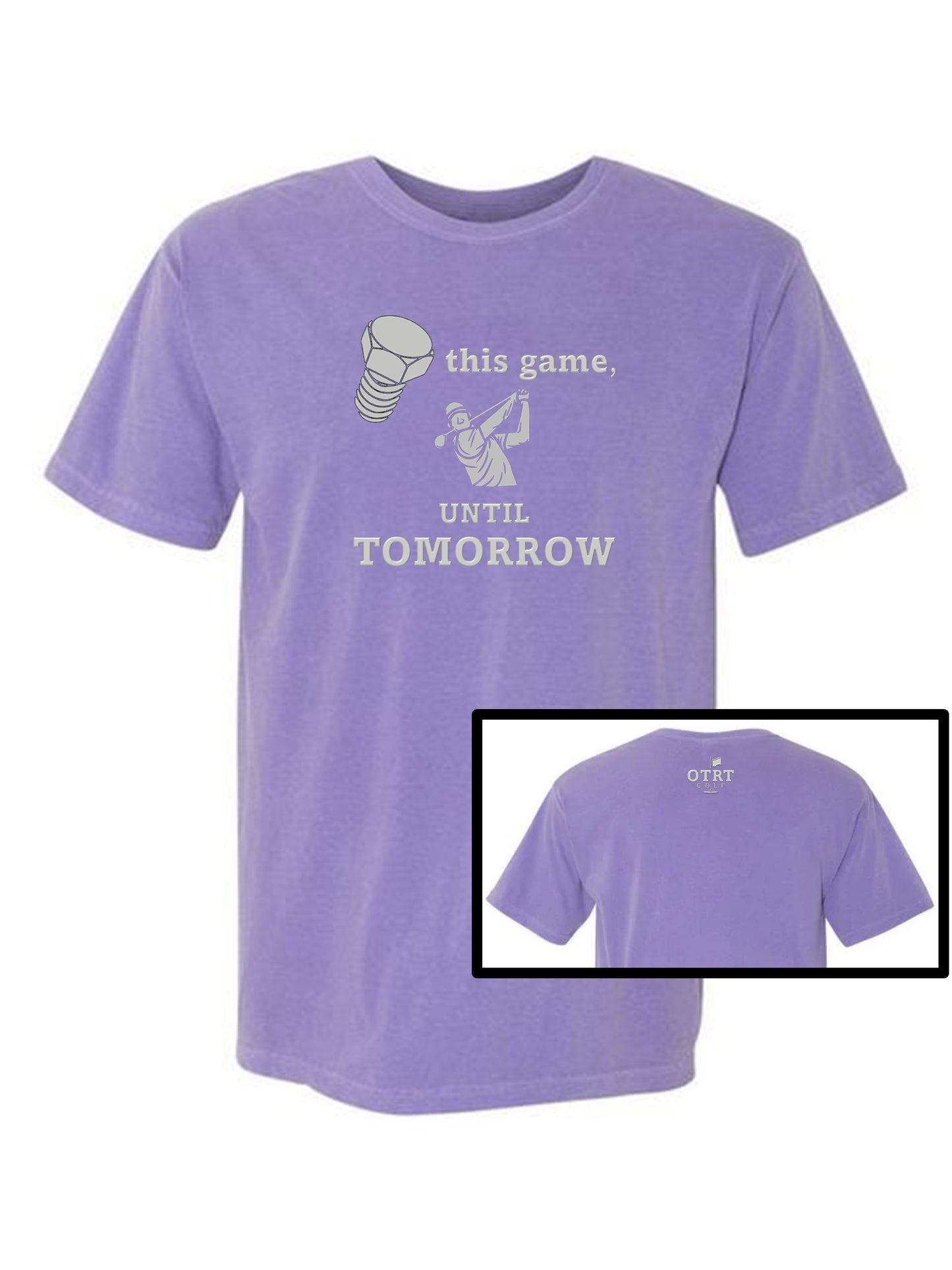 Golf T - A3b, Screw This Game, Until Tomorrow.  Fringe 1 - 100% cotton,  6 Colors