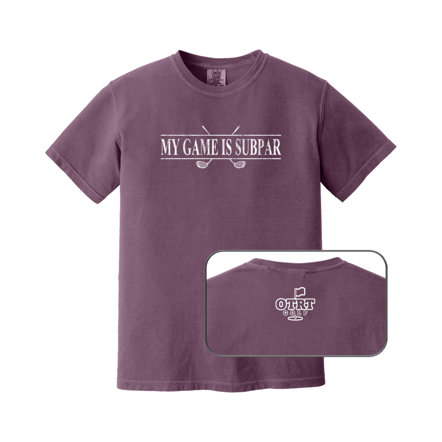 My Game Is Subpar | Golf T-shirt | Premium Cotton 10 Colors