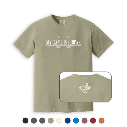 My Game Is Subpar | Golf T-shirt | Premium Cotton