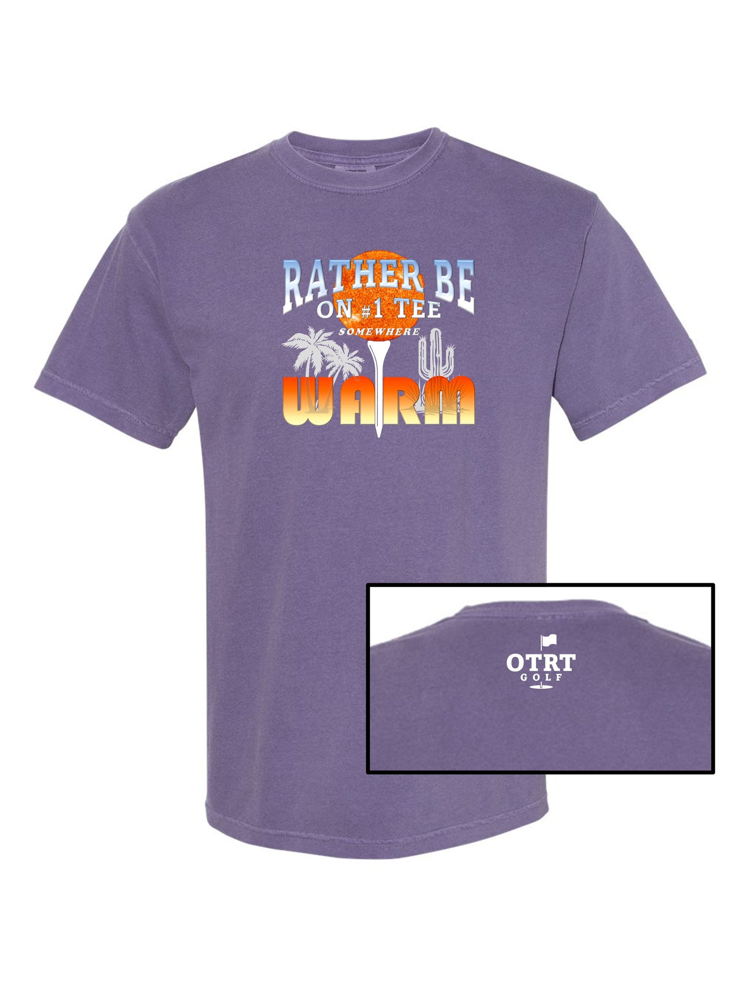 Golf T - Somewhere WARM 1 & 2 - Comfort Colors 100% Cotton, 6 Colors