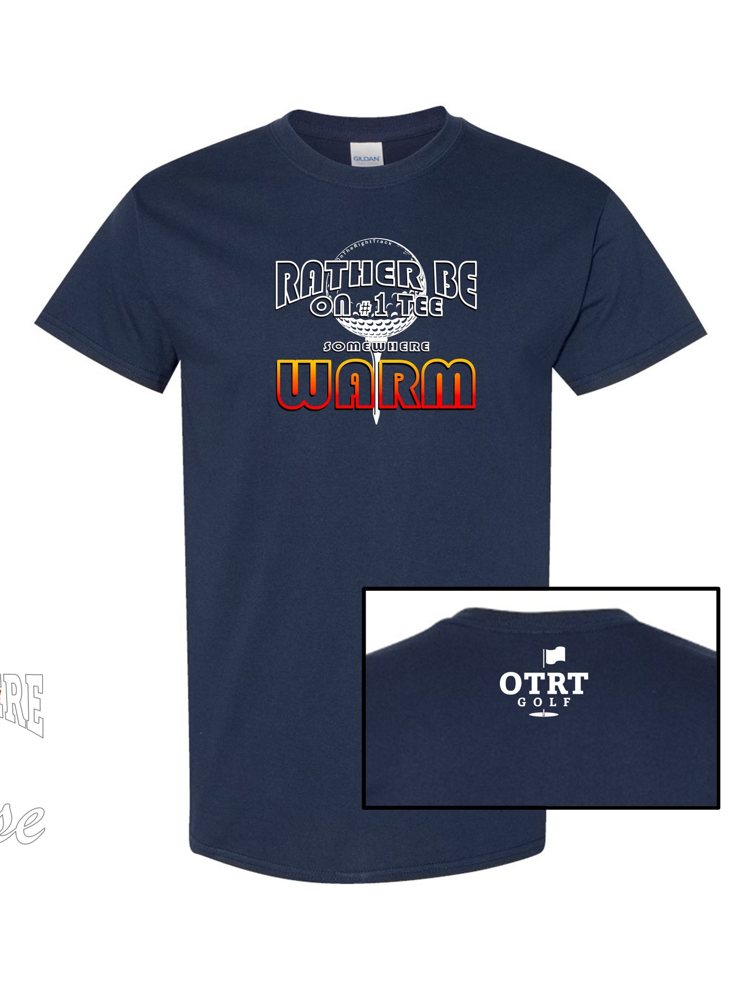 Golf T | Somewhere WARM 1, 2 & 3 - Heavy Cotton Basic Tee, 3 Colors