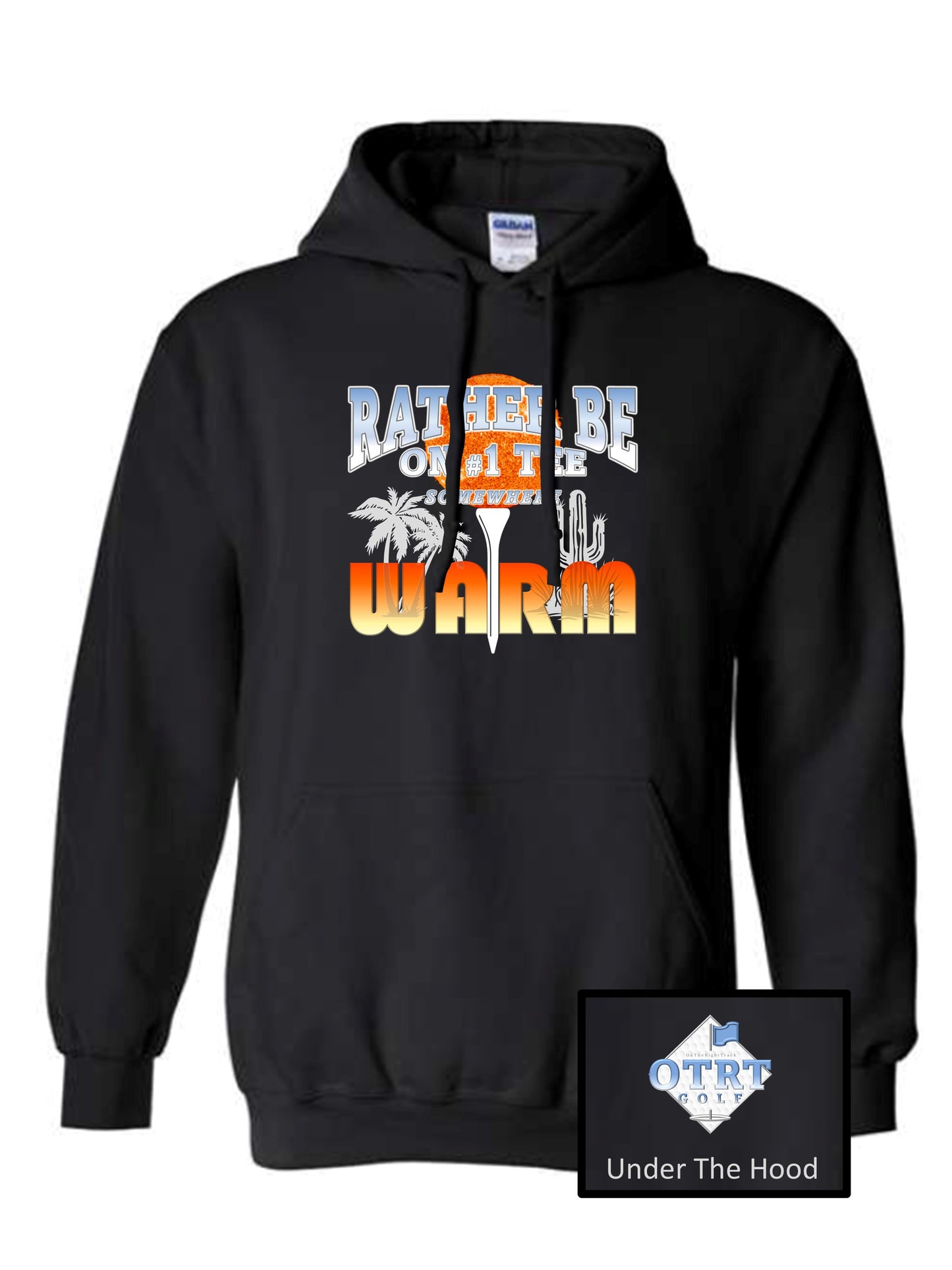 Golf Hoodie 2 "...Somewhere WARM" - Unisex, 5 colors