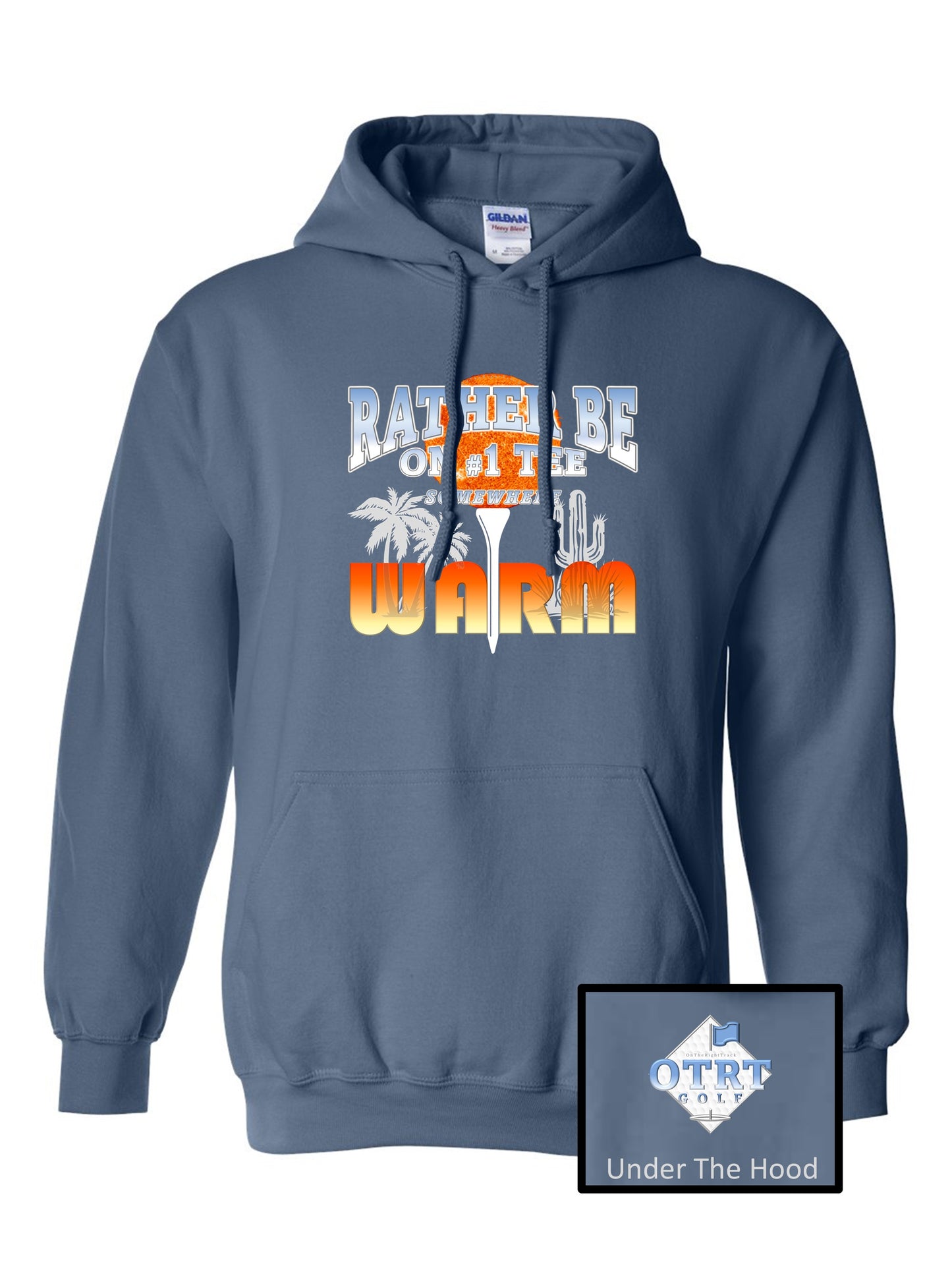 Golf Hoodie 2 "...Somewhere WARM" - Unisex, 5 colors