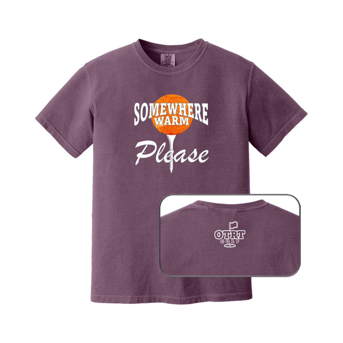 Somewhere Warm PLEASE | Golf T-Shirt - Premium Cotton